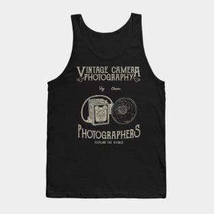 Vintage Camera Photography Tank Top